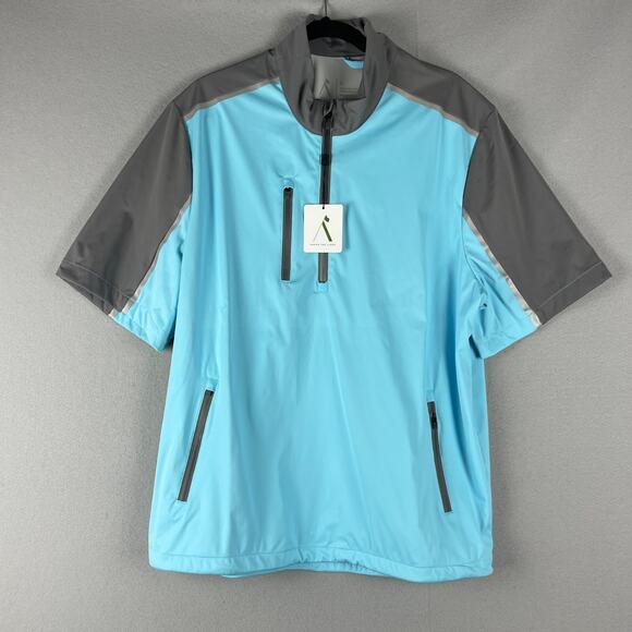 Above The Links Performance Top Mens Large Golf Waterproof Windproof Stretch NEW - Picture 1 of 16